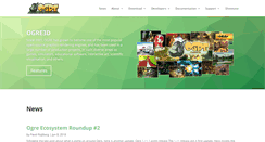 Desktop Screenshot of ogre3d.org